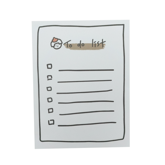 Notepads Animated To-Do Lists on Memo Stationery featuring