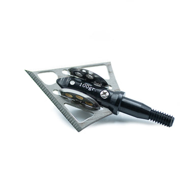 REXPID NURI | Fixed Broadheads for Crossbow Hunting - "Pizza-Cutter" Blades - Enhanced Penetration & Deeper Wound Channel