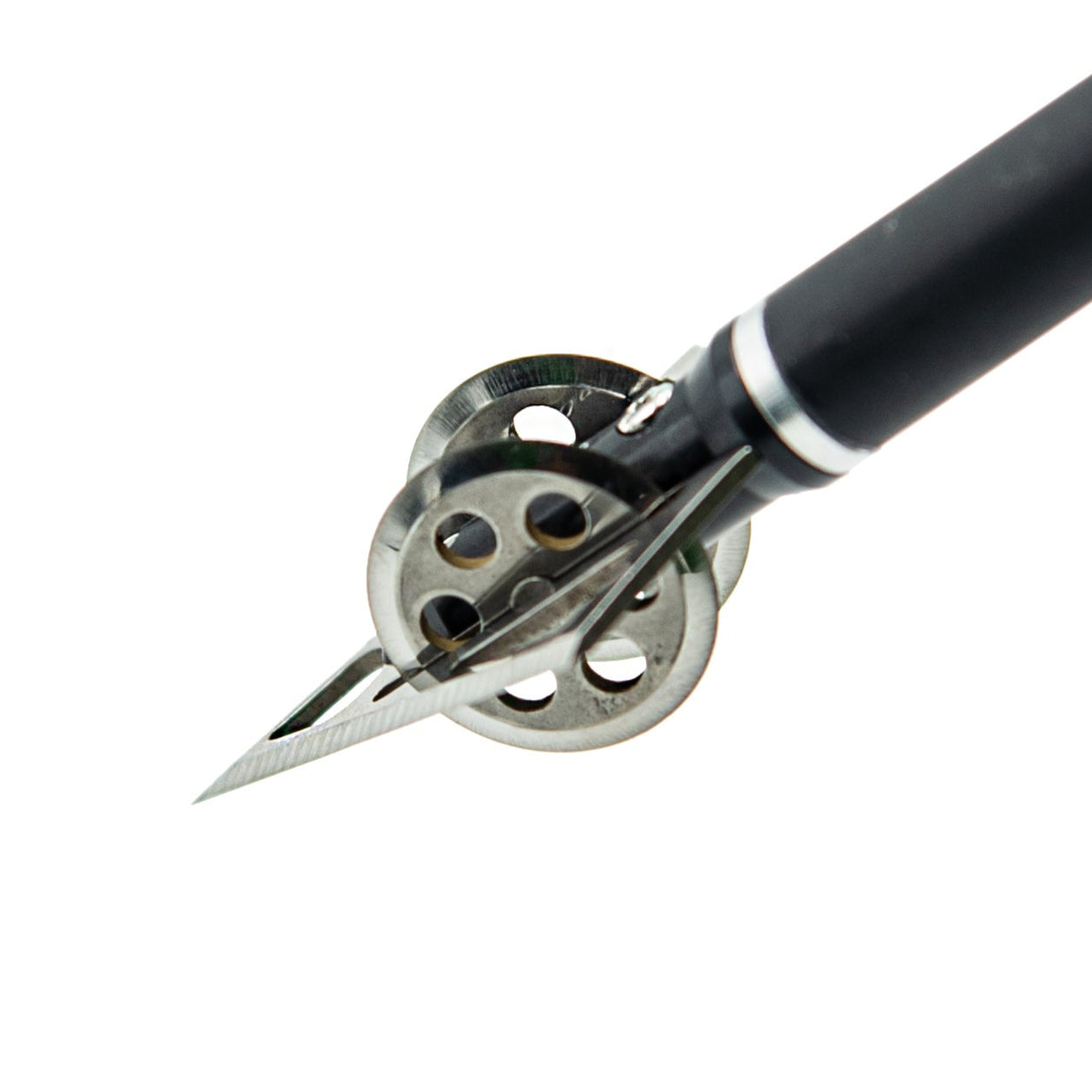 REXPID NURI | Fixed Broadheads for Crossbow Hunting - "Pizza-Cutter" Blades - Enhanced Penetration & Deeper Wound Channel