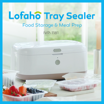 Compact Tray Sealing Machine - Meal Prep and Food Storage | Lofaho