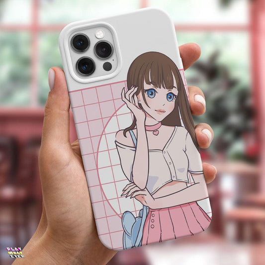 Fashion Model Anime Girl Tough Phone Case