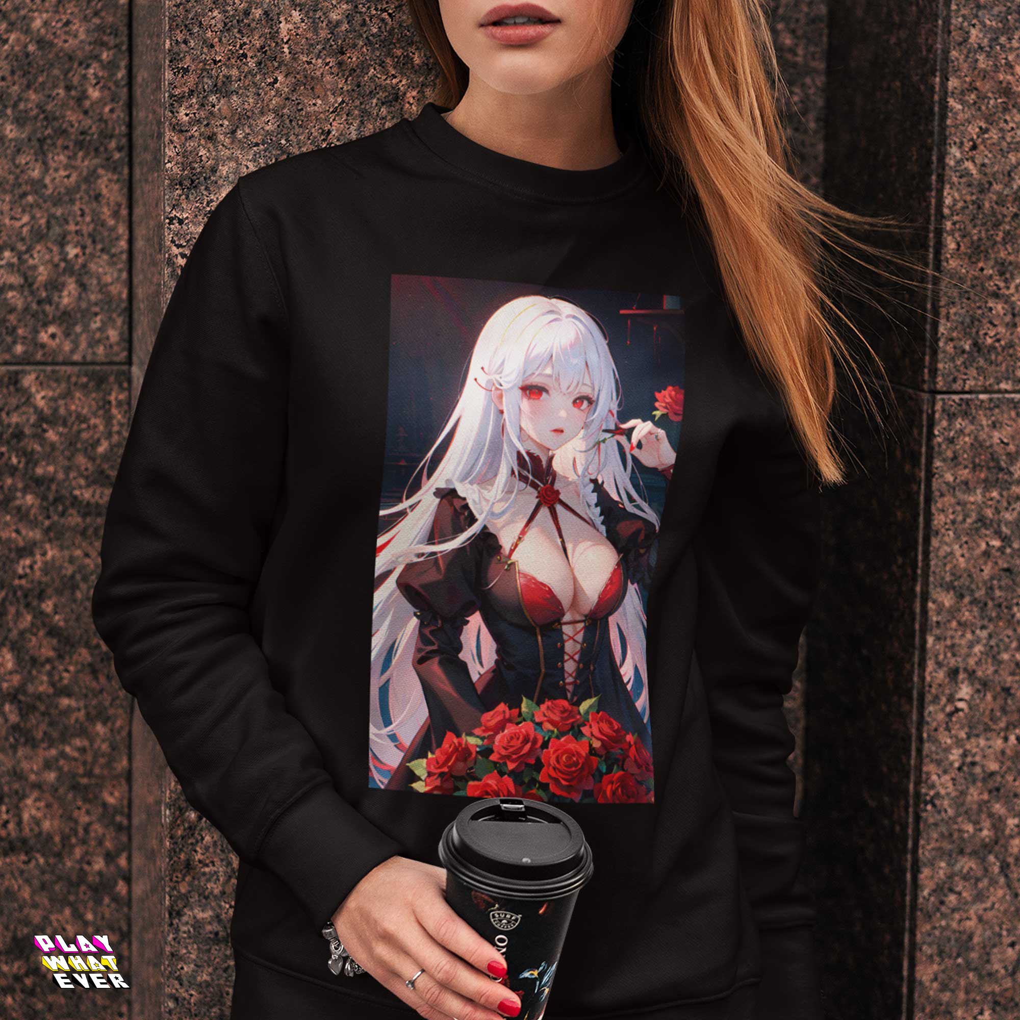 Rose Queen Anime Scene Unisex Sweatshirt