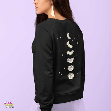 PeppermintOne Cat Moon Phases Unisex Sweatshirt