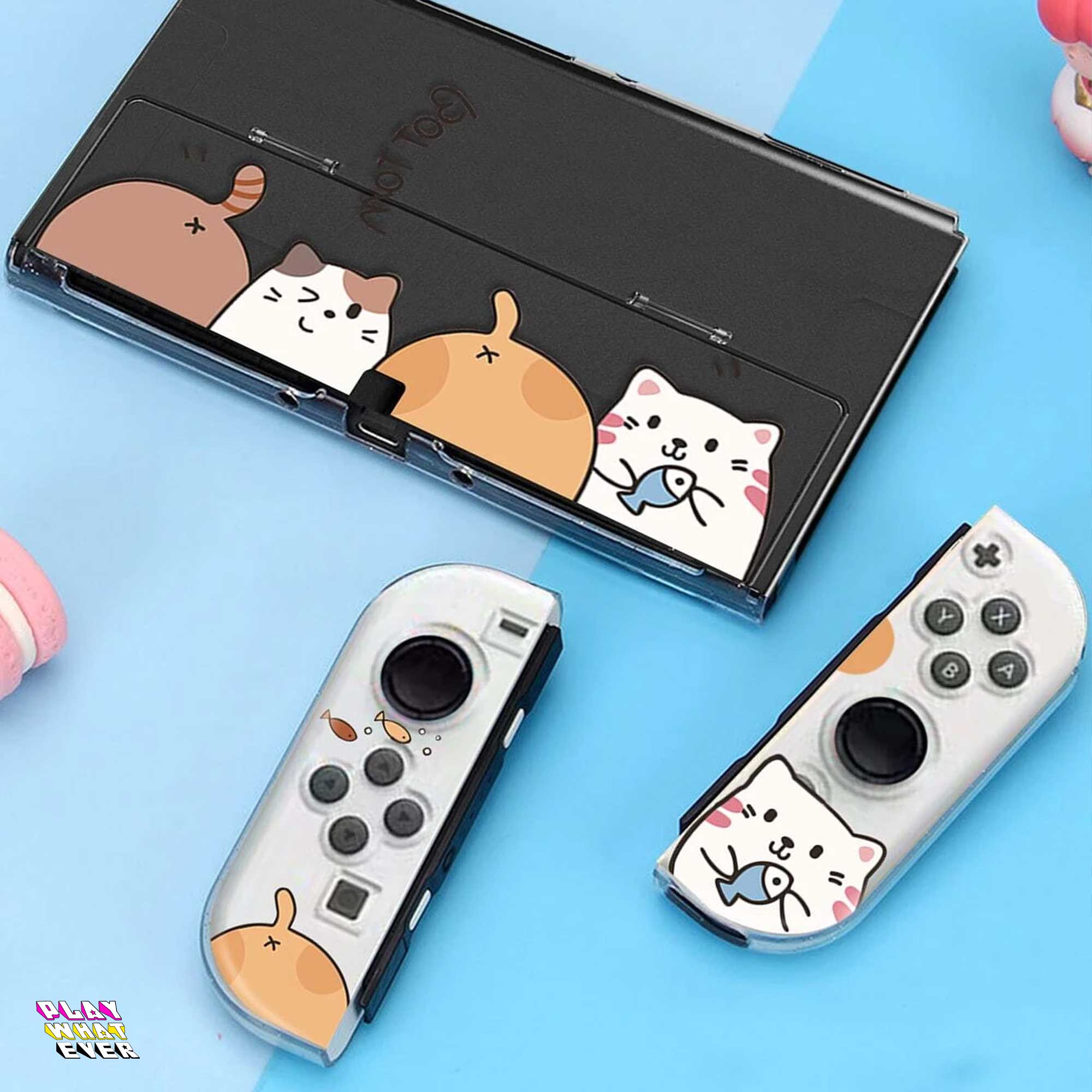 PeppermintOne Cats and Butts Nintendo Switch Case