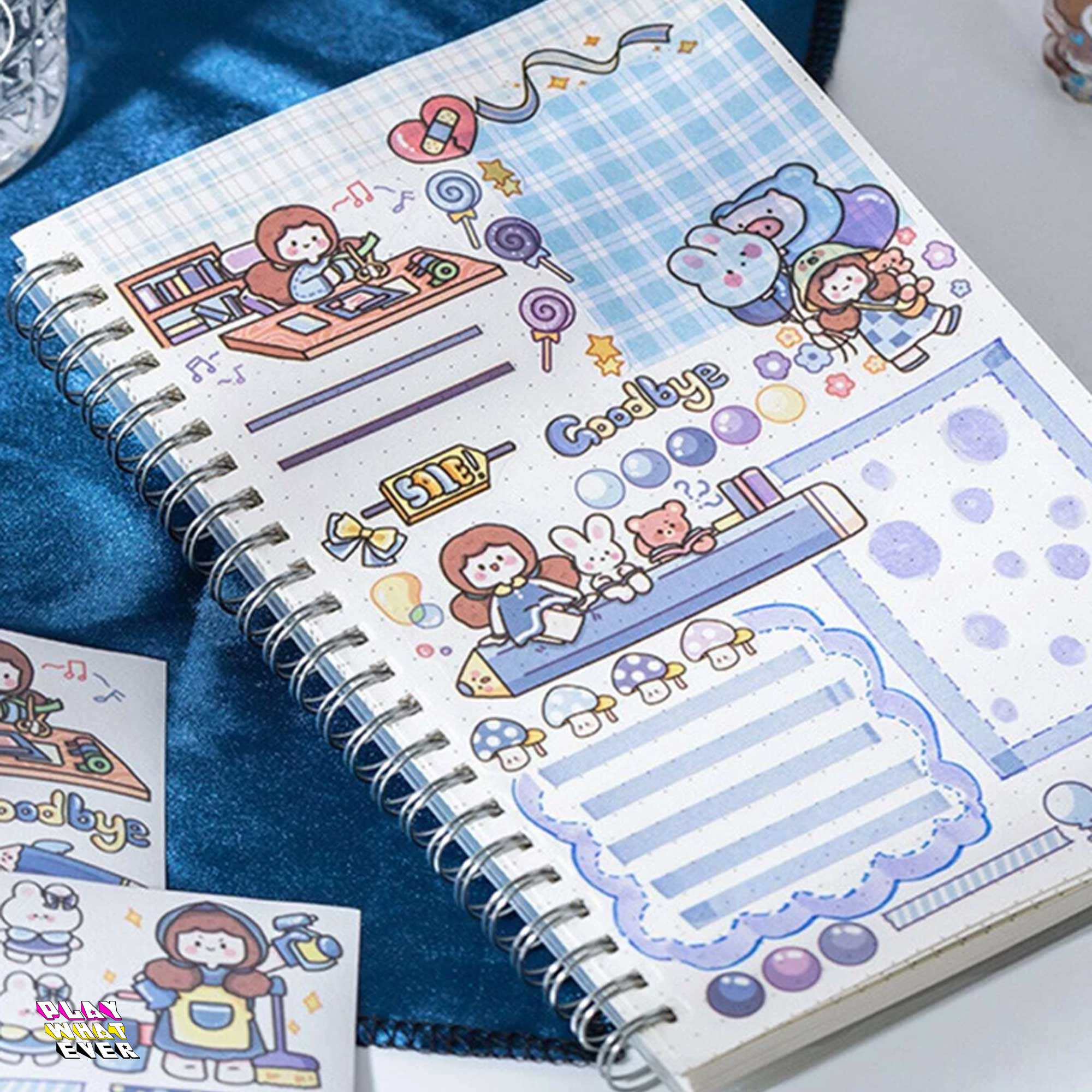 PeppermintOne Enjoying Life of Colors Sticker Sheet