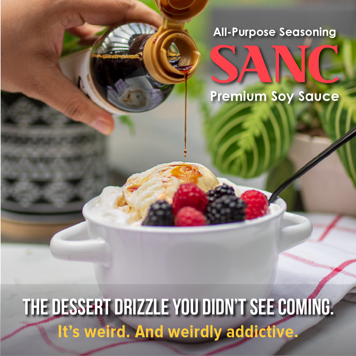 SANC Premium Soy Sauce - Naturally Fermented & Aged