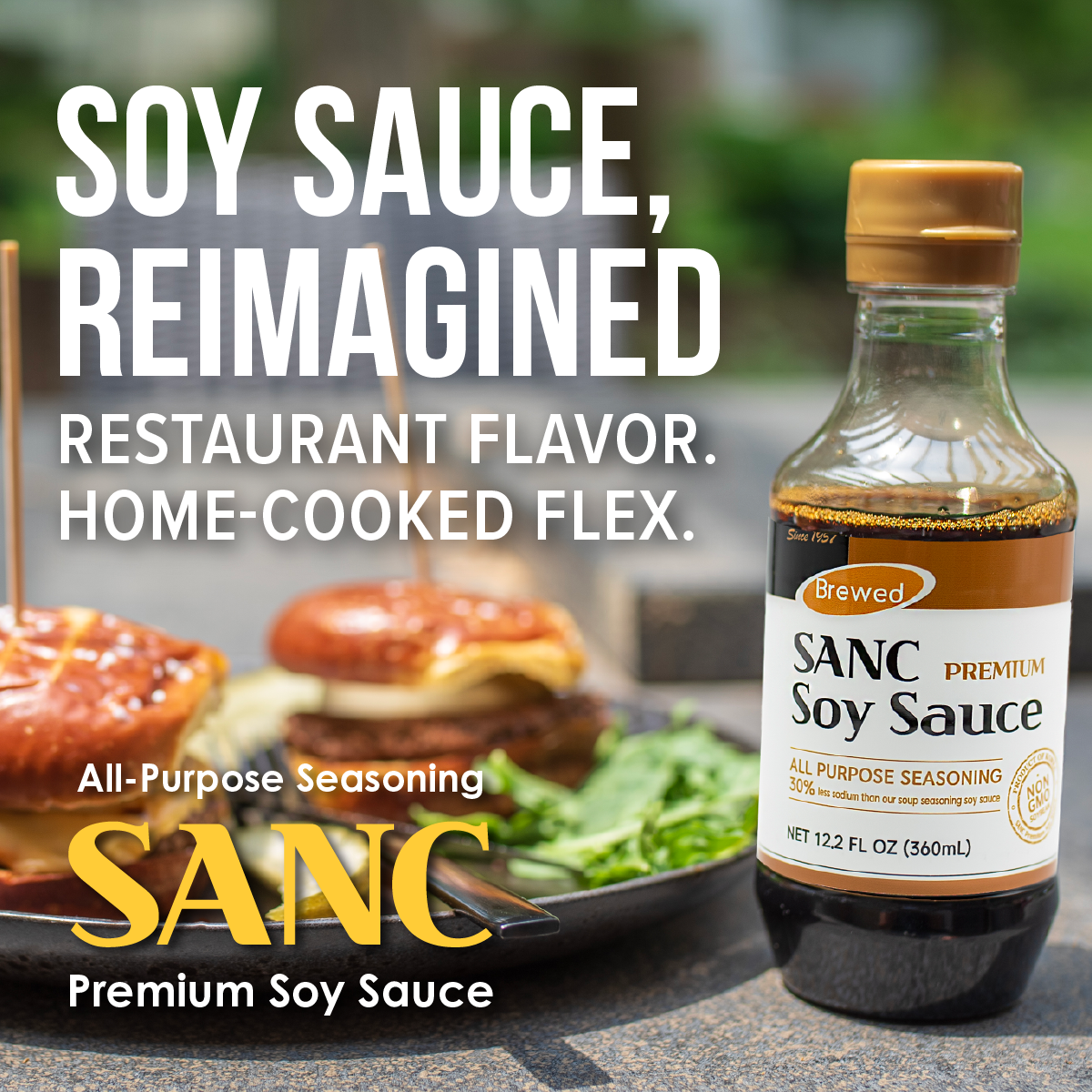 SANC Premium Soy Sauce - Naturally Fermented & Aged