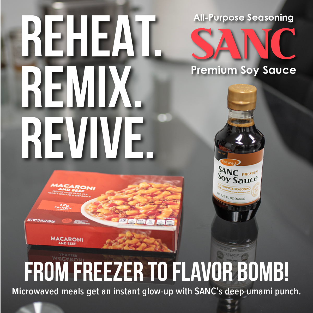 SANC Premium Soy Sauce - Naturally Fermented & Aged