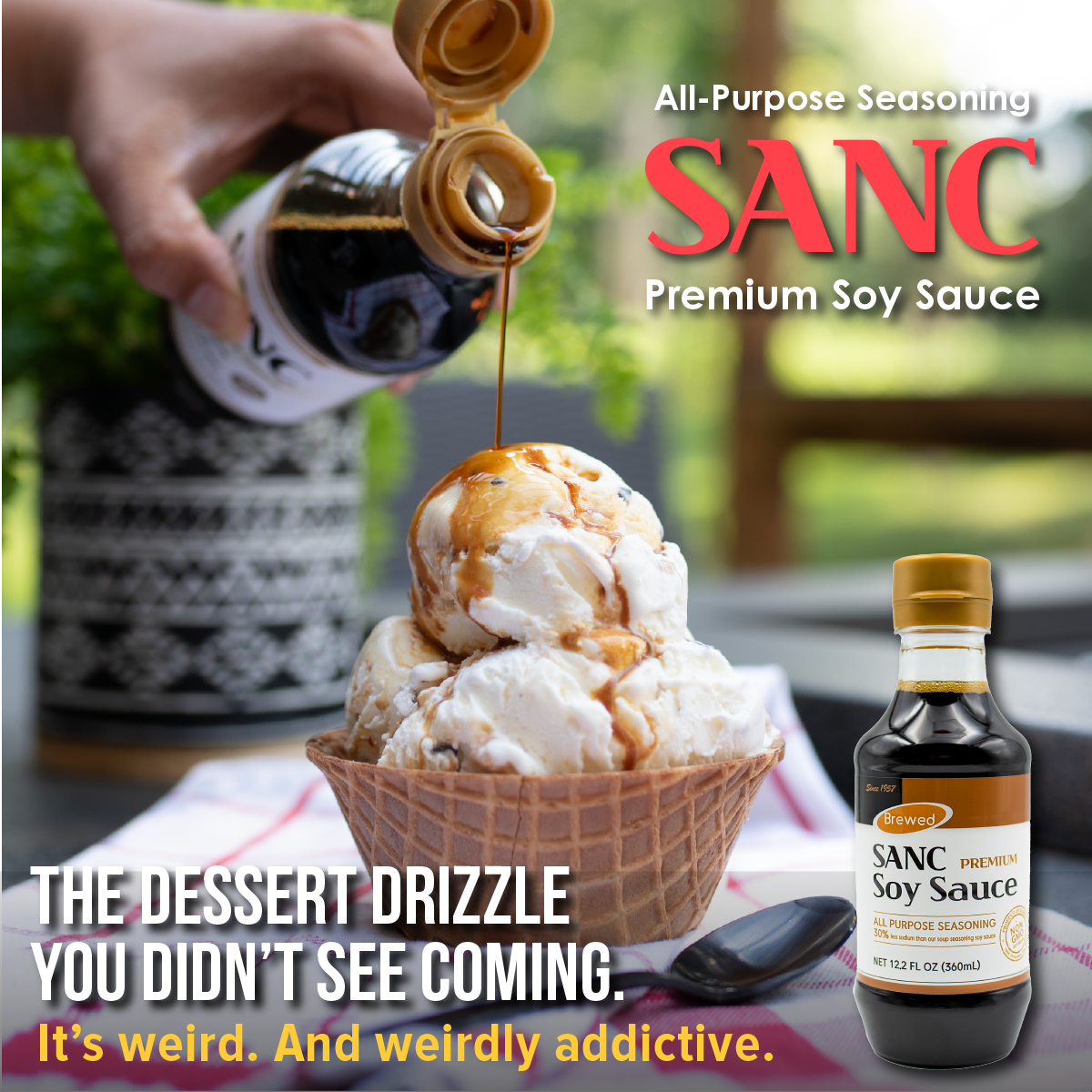 SANC Premium Soy Sauce - Naturally Fermented & Aged