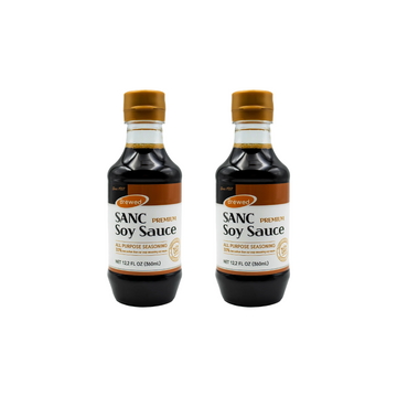 SANC Premium Soy Sauce – Naturally Brewed Since 1957 (2 Bottles)