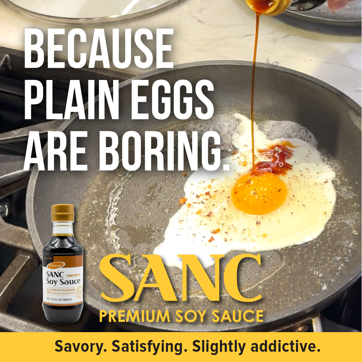 SANC Premium Soy Sauce - Naturally Fermented & Aged