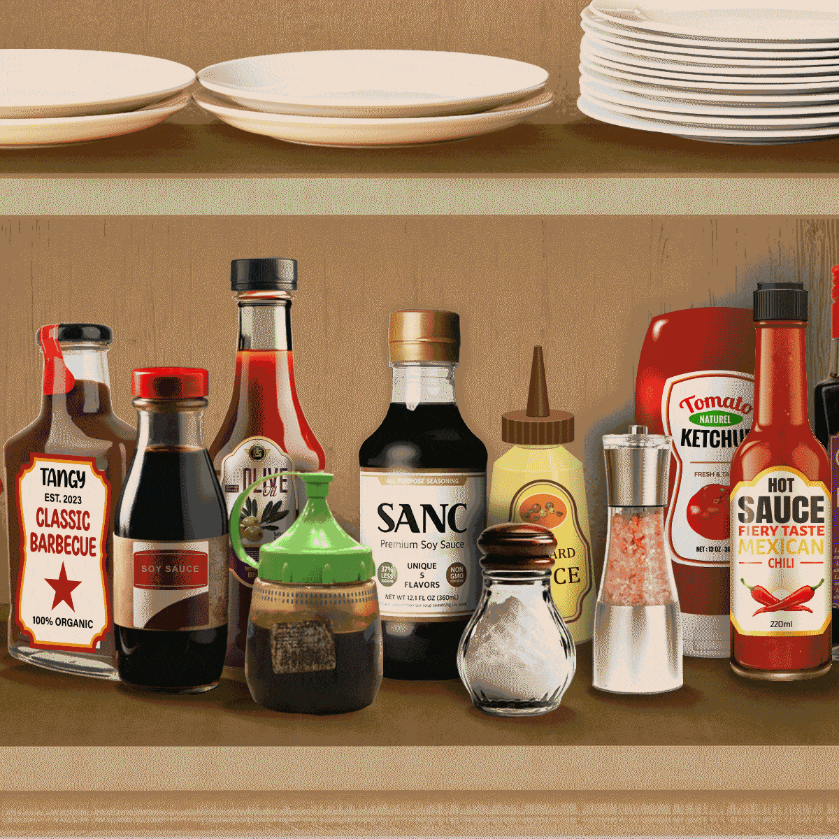 SANC Premium Soy Sauce - Naturally Fermented & Aged