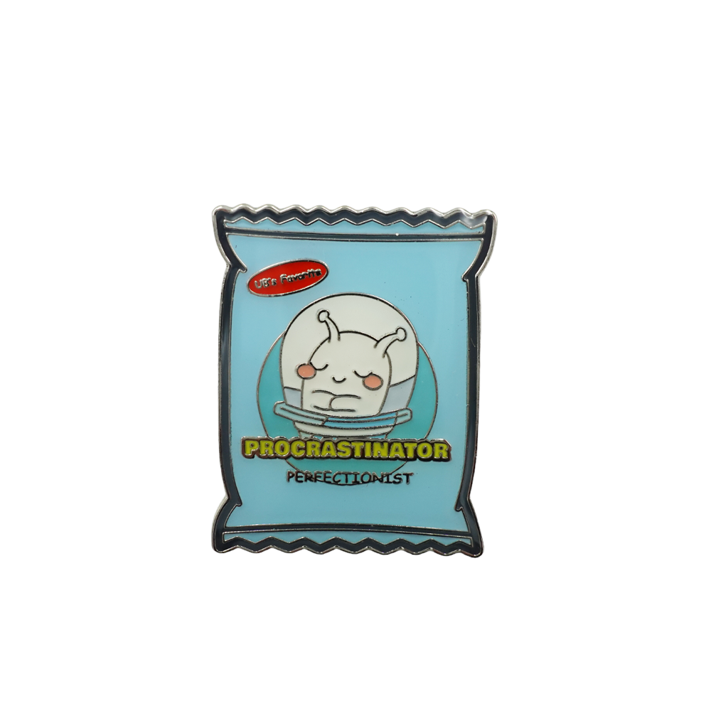 ConnectingHope Procrastinator Series Cute Enamel Brooch, Badge, Lapel Pin, Pins for Backpacks, Jackets, Shirts, Hats, Girls, Gifts, Accessories