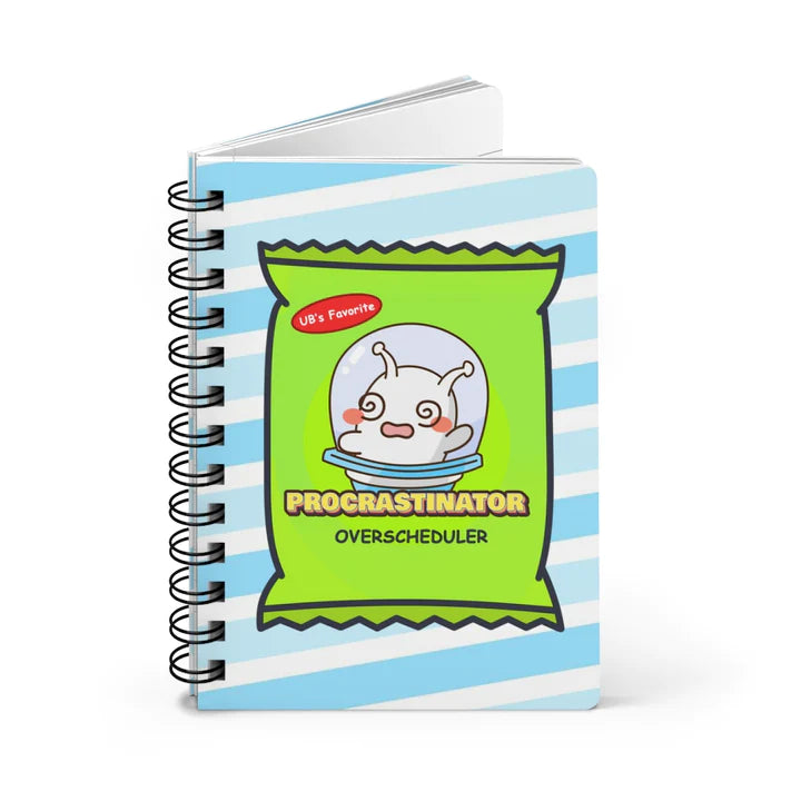 ConnectingHope Lined Hardcover Notebook - Productivity Overscheduler Anti-Procrastinator Journal - 5" x 7" Mini Spiral Bound Notebooks for School, Work, To-Do Lists, Tasks, Learning, and More