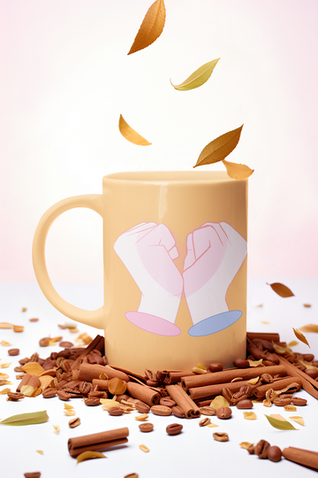 Finger Heart Challenge Mug