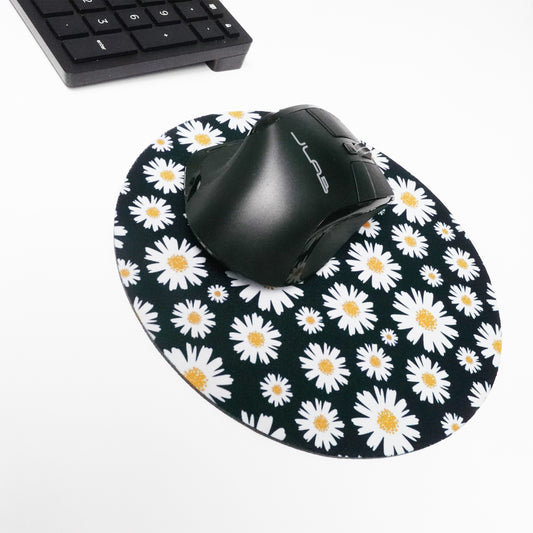 Floral Patterned Mouse pad, Cute Gift Non-Slip Rubber Mouse Mat for Desk and Laptop