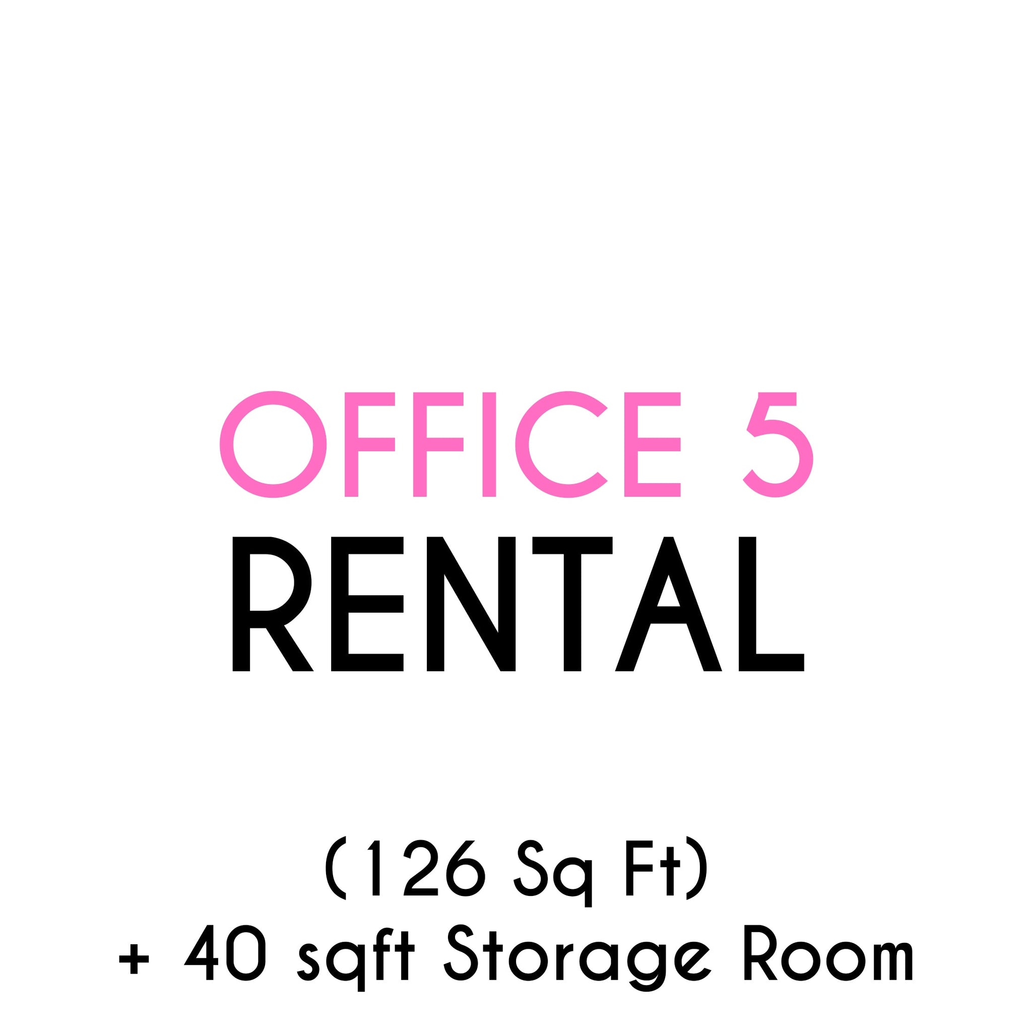 Office 5 Room Rental Daily