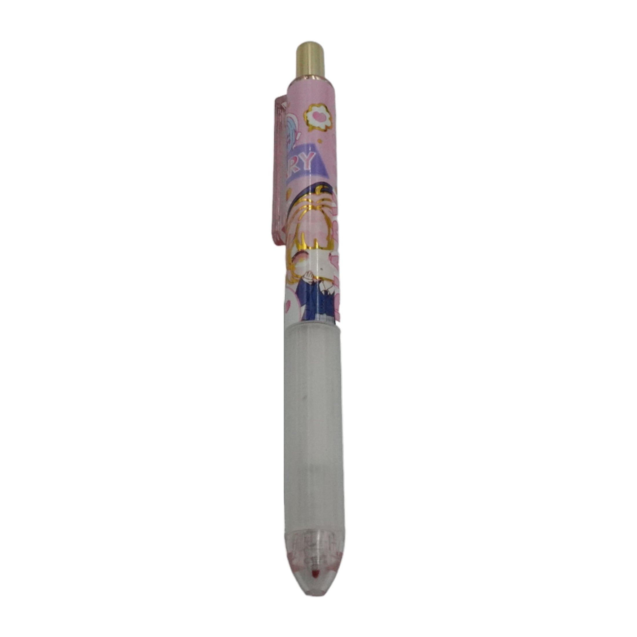Chibi Anime Cute Pink Hair Girl Pen