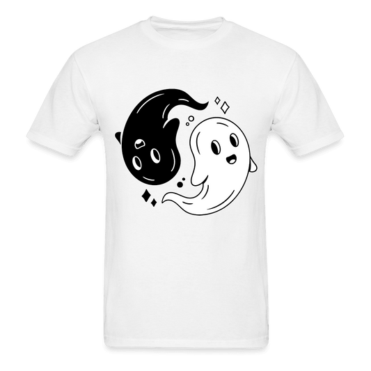 PlayWhatever Ghost Fellas Yin Yang T-Shirt