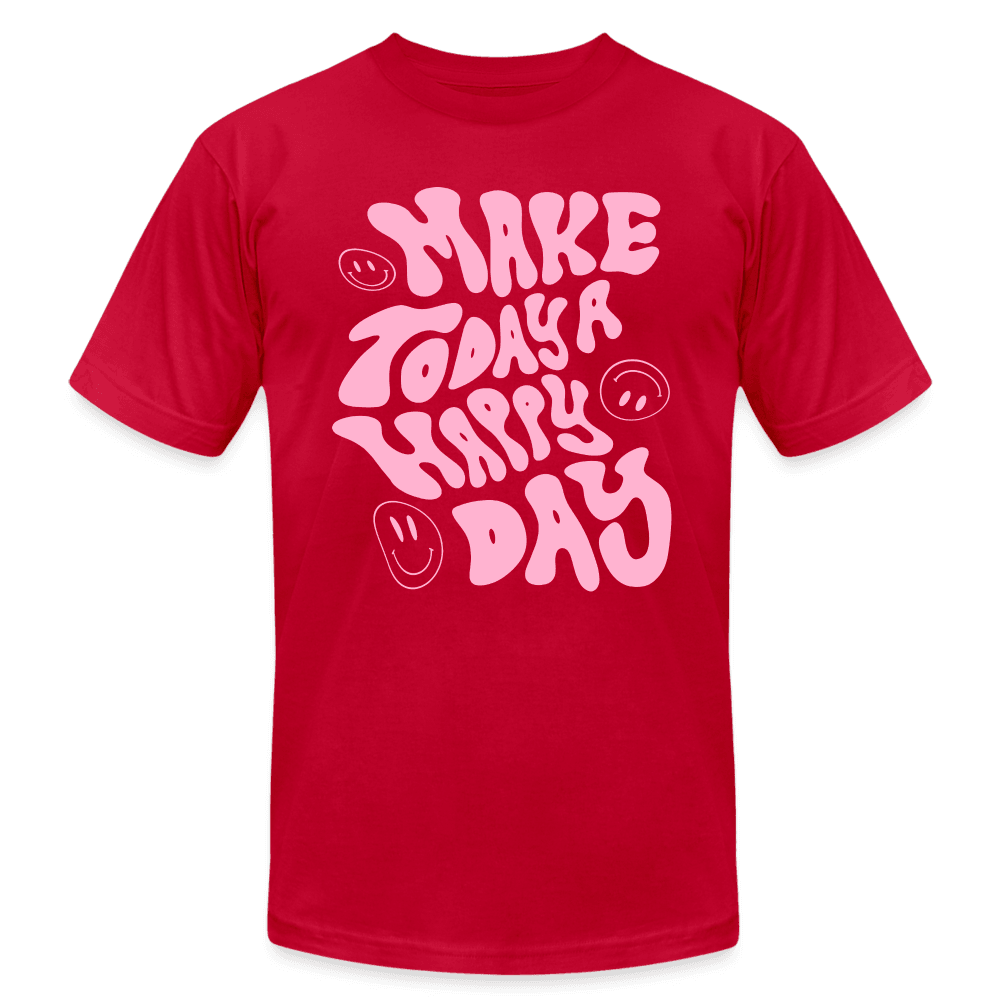 PlayWhatever Make Today a Happy Day Smiley Face T-Shirt