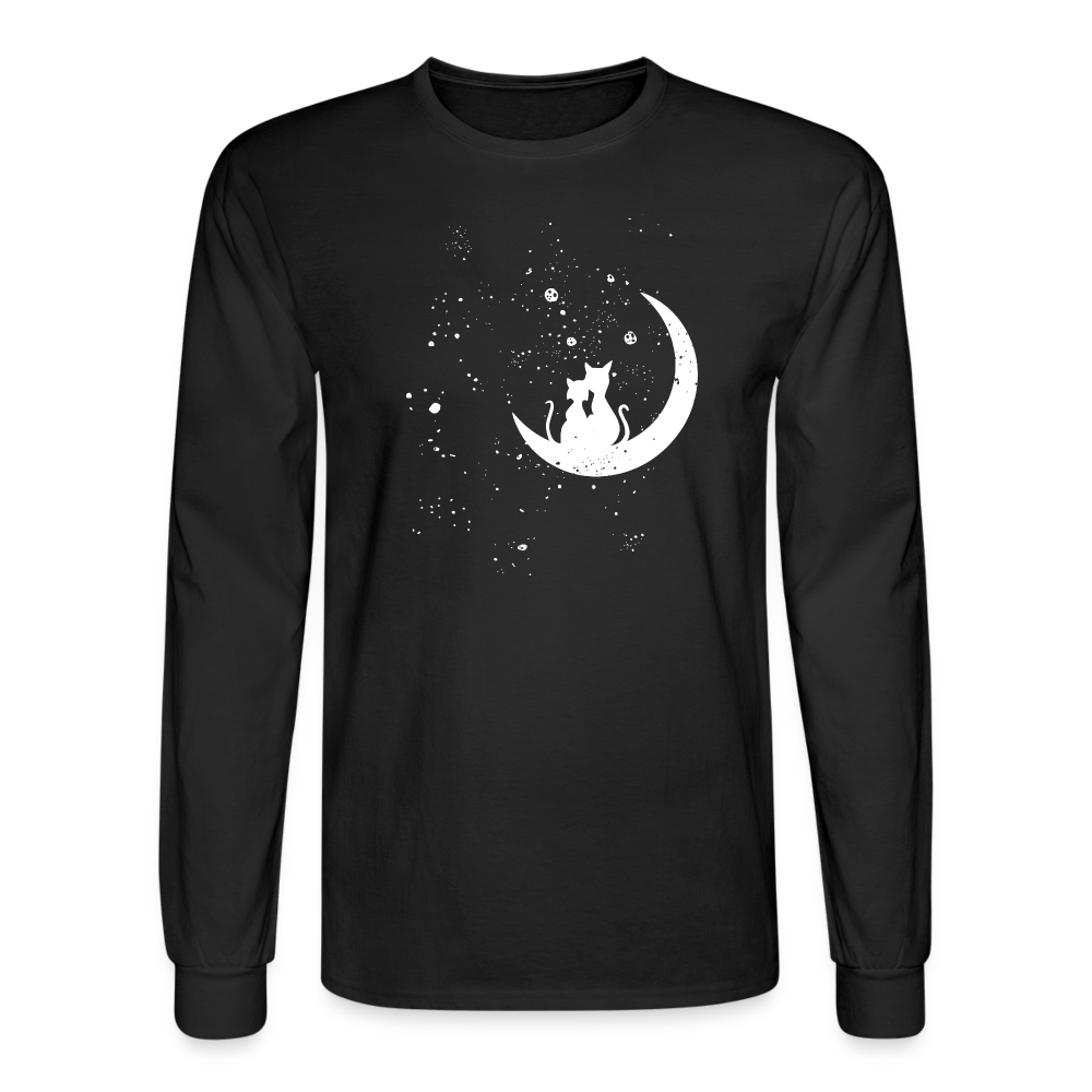 PeppermintOne Moonlight Cat Love Long Sleeve T-Shirt