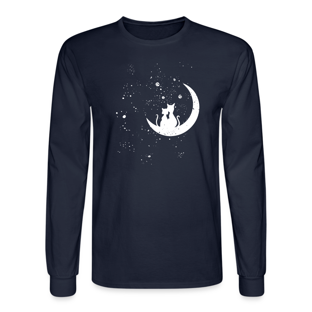 PeppermintOne Moonlight Cat Love Long Sleeve T-Shirt