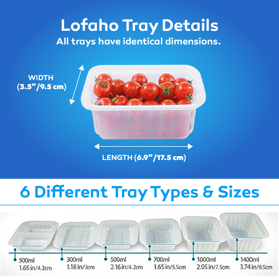 Vacuum Seal Containers  – 30 BPA-Free Food Trays with Leak-Proof & Easy-Peel Films