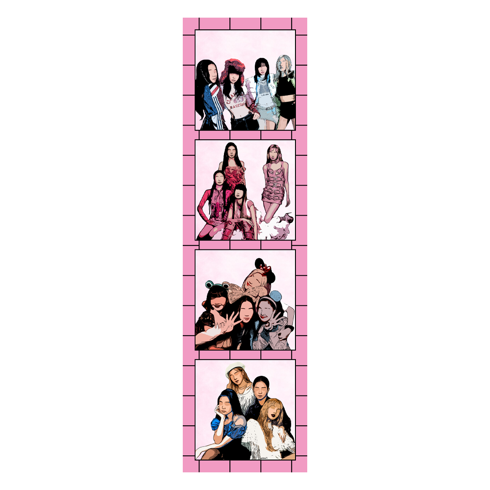 K-Pop Girl Group Inspired Sticker