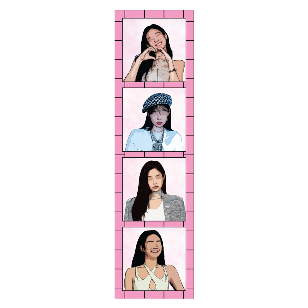 K-Pop Girl Idol Sticker Variation 1