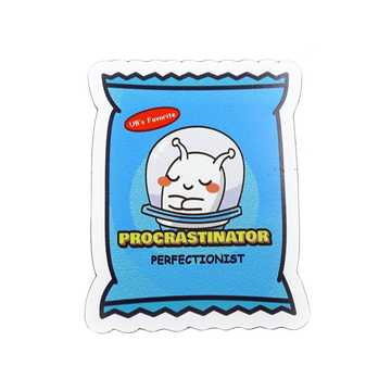 ConnectingHope Procrastinator Series Cute Magnet Fridge Decorative Whiteboard Magnets for Office, Kitchen, Locker, and Whiteboard