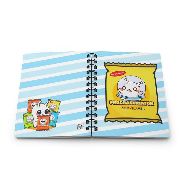ConnectingHope Lined Hardcover Notebook - Productivity Self-Blamer Anti-Procrastinator Journal - 5" x 7" Mini Spiral Bound Notebooks for School, Work, To-Do Lists, Tasks, Learning, and More